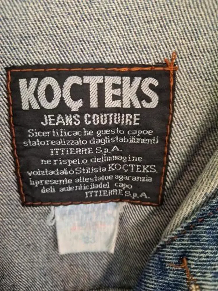 Vintage Kocteks Denim Jean Coutoire Jacket‎ Size 33